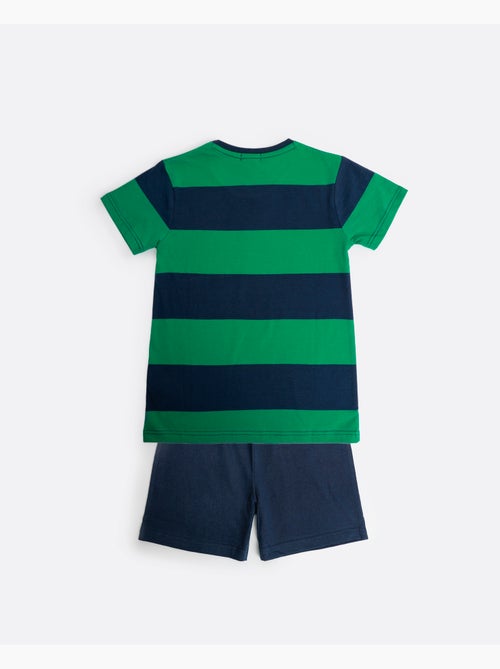Pyjama à manches courtes Paddington pour garçon Motif pattes de rugby - Kiabi Pyjama à manches courtes Paddington pour garçon Motif pattes de rugby - Kiabi