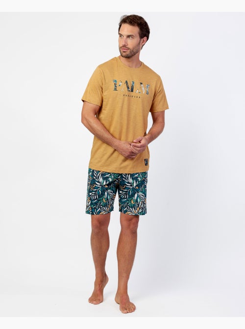 Pyjama à manches courtes Palm Paradise pour homme ADMAS - Kiabi Pyjama à manches courtes Palm Paradise pour homme ADMAS - Kiabi
