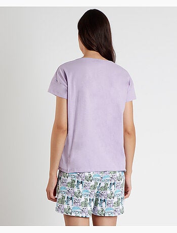 Pyjama à manches courtes pastel Grogu pour femme STAR WARS