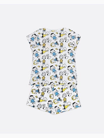 Pyjama à manches courtes PEANUTS Party Friends pour filles