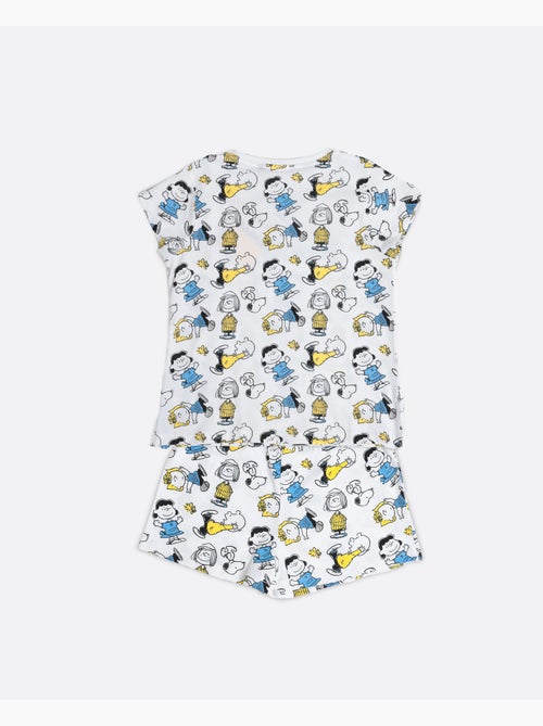 Pyjama à manches courtes PEANUTS Party Friends pour filles - Kiabi