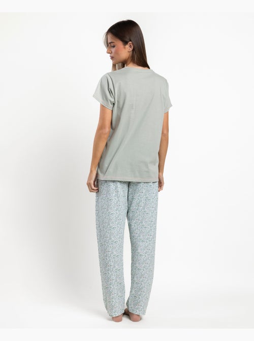 Pyjama à manches courtes PEANUTS pour femme - Kiabi