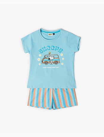 Pyjama à manches courtes PEANUTS Snoopy Van pour fille
