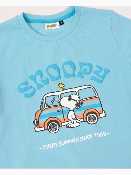 Pyjama à manches courtes PEANUTS Snoopy Van pour garçon - Kiabi
