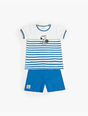 Pyjama à manches courtes PEANUTS Tennis Club pour garçons