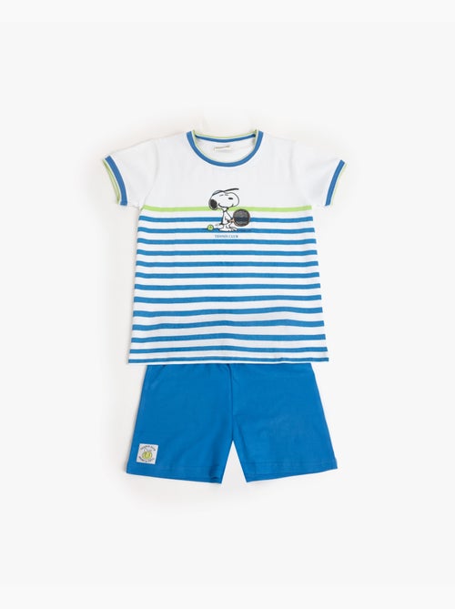 Pyjama à manches courtes PEANUTS Tennis Club pour garçons - Kiabi