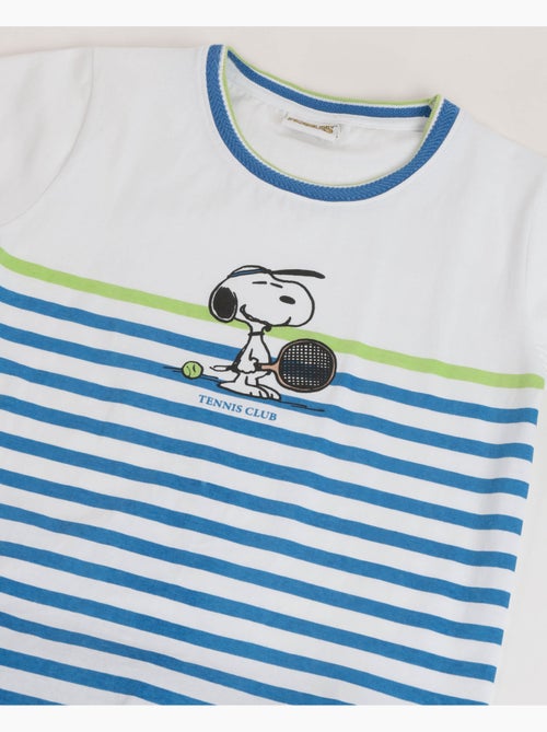 Pyjama à manches courtes PEANUTS Tennis Club pour garçons - Kiabi