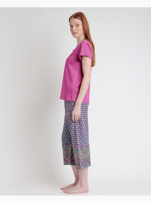 Pyjama à manches courtes pour femme ADMAS à motif mandala - Kiabi Pyjama à manches courtes pour femme ADMAS à motif mandala - Kiabi