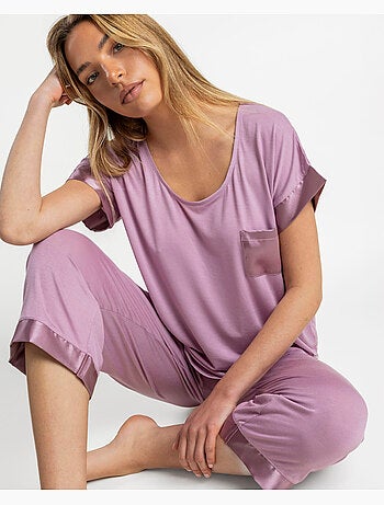Pyjama à manches courtes pour femme ADMAS CLASSIC Soft Dreams