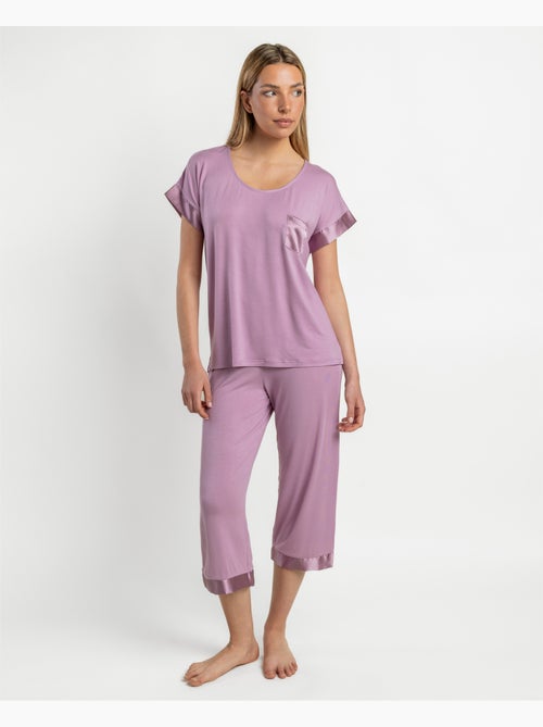 Pyjama à manches courtes pour femme ADMAS CLASSIC Soft Dreams - Kiabi Pyjama à manches courtes pour femme ADMAS CLASSIC Soft Dreams - Kiabi