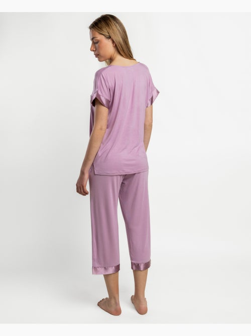 Pyjama à manches courtes pour femme ADMAS CLASSIC Soft Dreams - Kiabi Pyjama à manches courtes pour femme ADMAS CLASSIC Soft Dreams - Kiabi