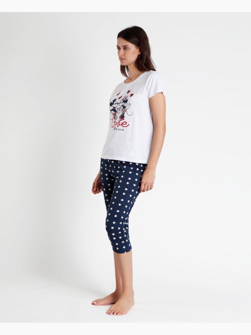 Pyjama à manches courtes pour femme Disney Love is in the Air - Kiabi Pyjama à manches courtes pour femme Disney Love is in the Air - Kiabi