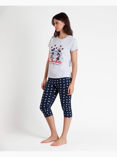 Pyjama à manches courtes pour femme Disney Love is in the Air - Kiabi Pyjama à manches courtes pour femme Disney Love is in the Air - Kiabi