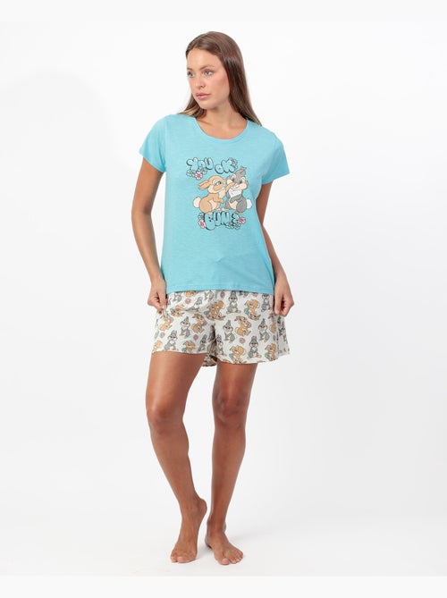 Pyjama à manches courtes pour femme Disney No Bunny Like You - Kiabi Pyjama à manches courtes pour femme Disney No Bunny Like You - Kiabi
