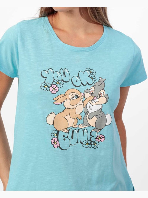 Pyjama à manches courtes pour femme Disney No Bunny Like You - Kiabi Pyjama à manches courtes pour femme Disney No Bunny Like You - Kiabi