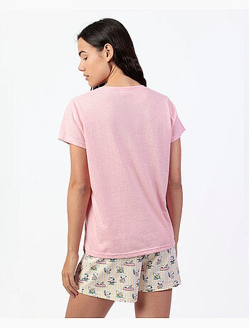 Pyjama à manches courtes pour femme PEANUTS Summer Break