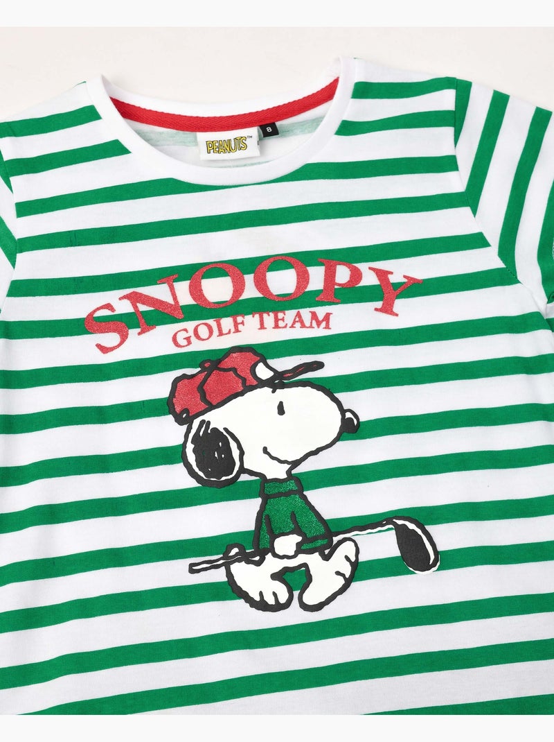 Pyjama à manches courtes pour filles de l'équipe de golf PEANUTS Vert - Kiabi