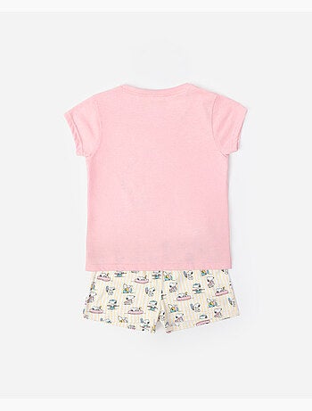 Pyjama à manches courtes pour filles PEANUTS Summer Break