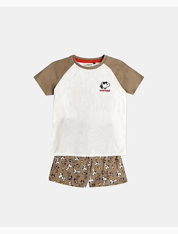 Pyjama à manches courtes pour garçon PEANUTS >