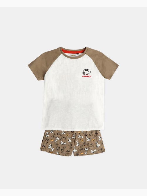 Pyjama à manches courtes pour garçon PEANUTS > - Kiabi Pyjama à manches courtes pour garçon PEANUTS > - Kiabi