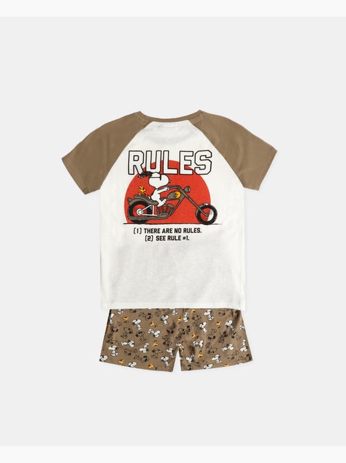 Pyjama à manches courtes pour garçon PEANUTS > - Kiabi Pyjama à manches courtes pour garçon PEANUTS > - Kiabi