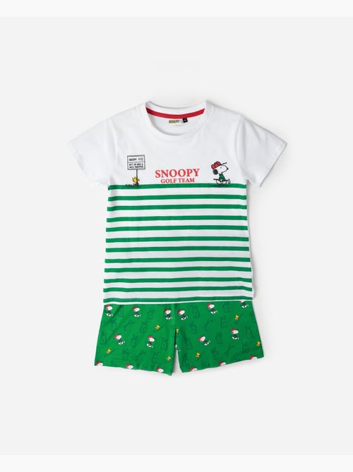 Pyjama à manches courtes pour garçons de l'équipe de golf PEANUTS - Kiabi Pyjama à manches courtes pour garçons de l'équipe de golf PEANUTS - Kiabi