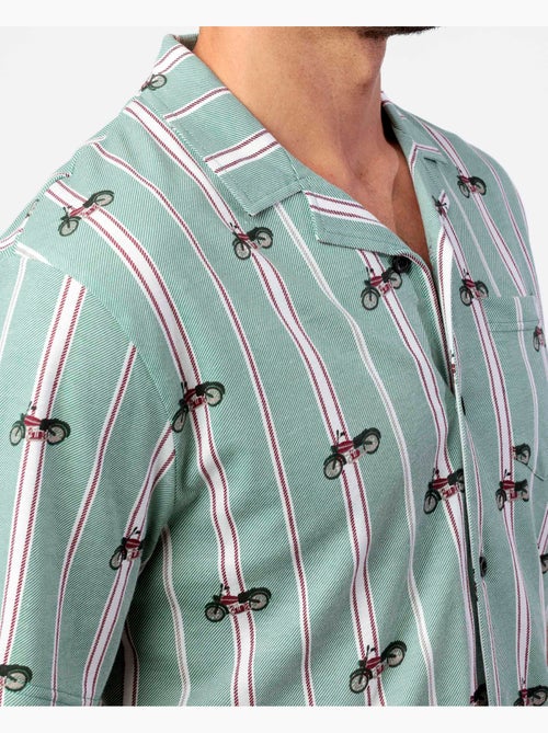 Pyjama à manches courtes pour homme ADMAS Kings of the Road - Kiabi Pyjama à manches courtes pour homme ADMAS Kings of the Road - Kiabi