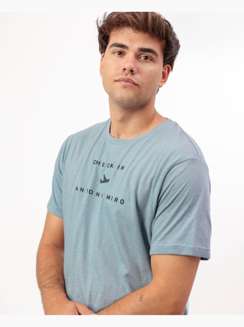 Pyjama à manches courtes pour homme ANTONIO MIRO Checkin - Kiabi
