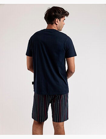 Pyjama à manches courtes pour homme, créatif et décontracté, RESTEZ À LA MAISON