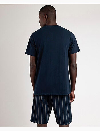 Pyjama à manches courtes pour homme de la collection ADMAS Navy