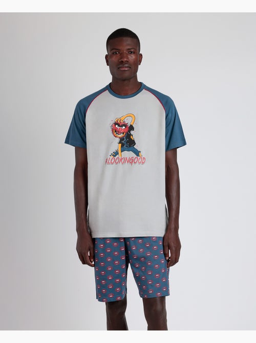 Pyjama à manches courtes pour homme Disney Generals - Kiabi Pyjama à manches courtes pour homme Disney Generals - Kiabi