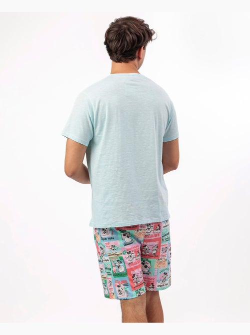 Pyjama à manches courtes pour homme Disney Holiday Vibes - Kiabi Pyjama à manches courtes pour homme Disney Holiday Vibes - Kiabi