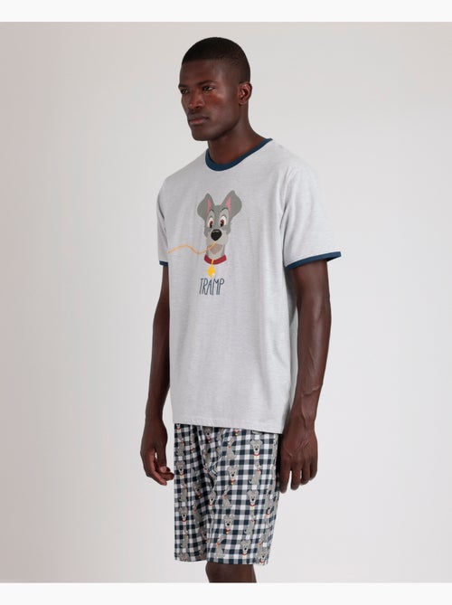 Pyjama à manches courtes pour homme Disney La Belle et le Clochard - Kiabi