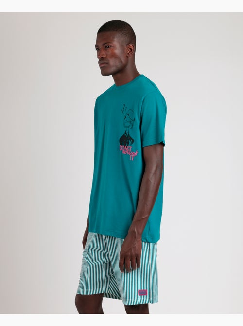 Pyjama à manches courtes pour homme DISNEY Overthink It - Kiabi Pyjama à manches courtes pour homme DISNEY Overthink It - Kiabi