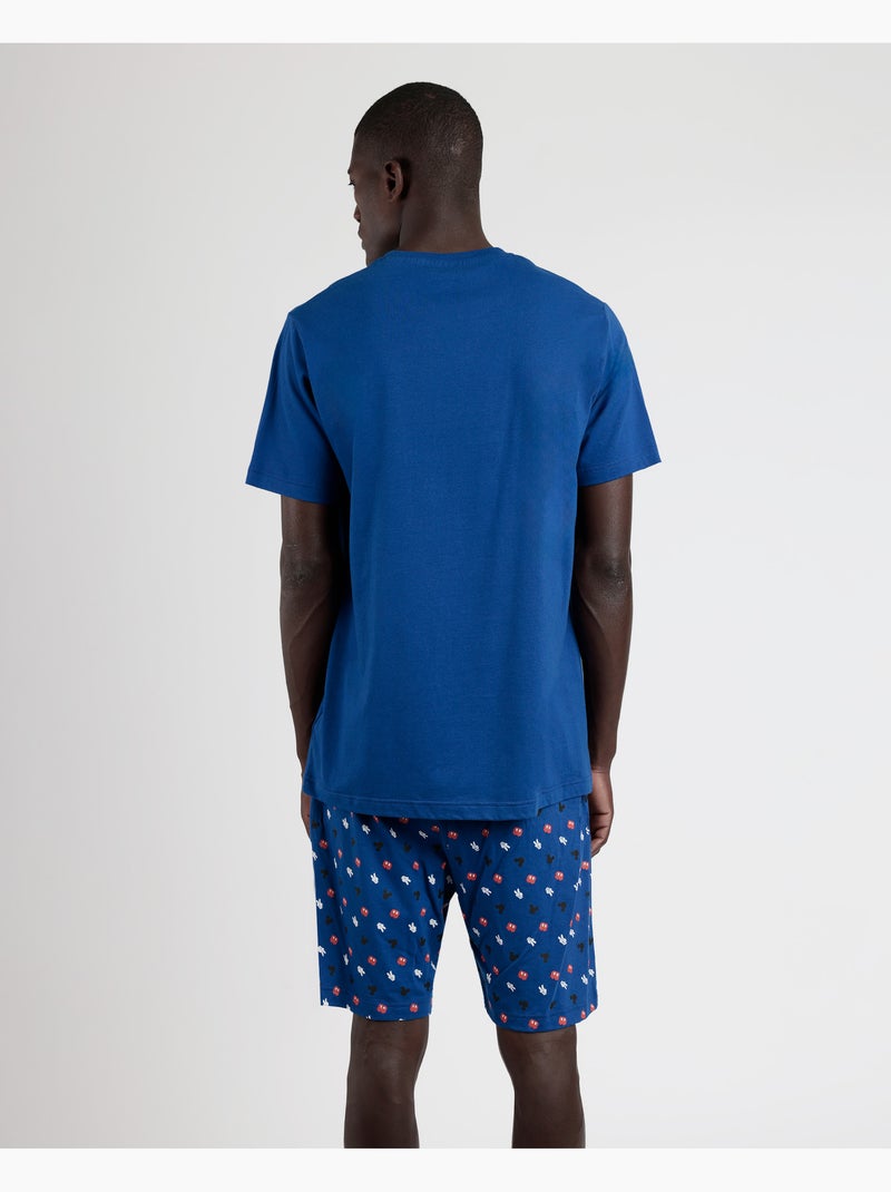 Pyjama à manches courtes pour homme Disney What's Up Bleu - Kiabi