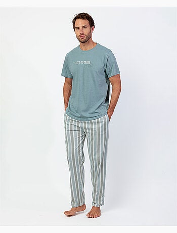 Pyjama à manches courtes pour homme > Let's Go Travel