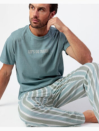 Pyjama à manches courtes pour homme > Let's Go Travel