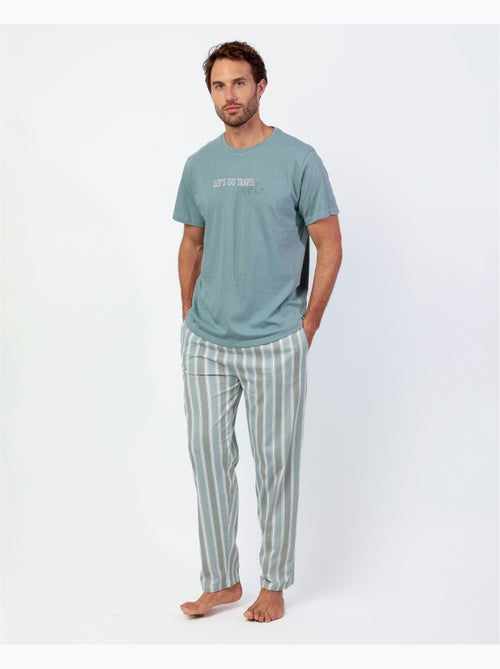 Pyjama à manches courtes pour homme > Let's Go Travel - Kiabi Pyjama à manches courtes pour homme > Let's Go Travel - Kiabi
