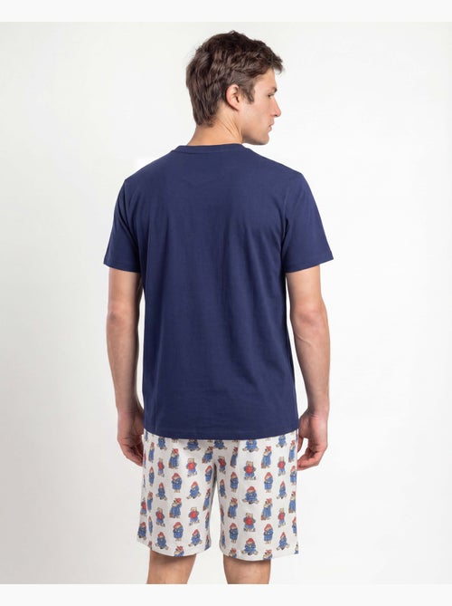 Pyjama à manches courtes pour homme PADDINGTON CLASSIC, motif aquarelle - Kiabi
