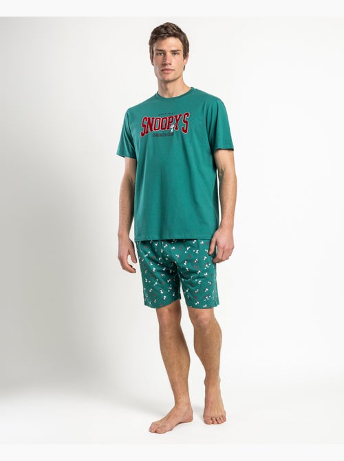 Pyjama à manches courtes pour homme PEANUTS - Kiabi Pyjama à manches courtes pour homme PEANUTS - Kiabi