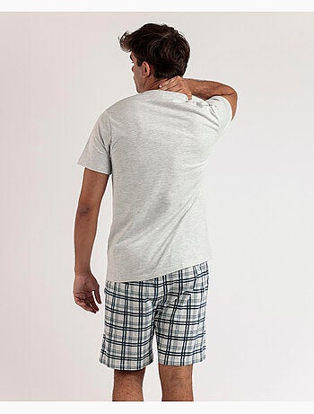 Pyjama à manches courtes pour homme Scooty RESTEZ À LA MAISON