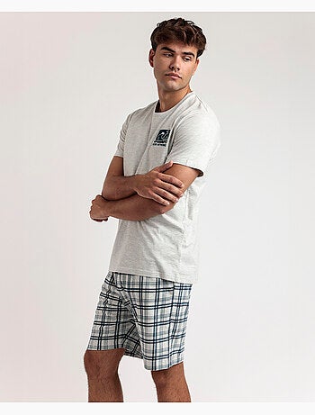 Pyjama à manches courtes pour homme Scooty RESTEZ À LA MAISON