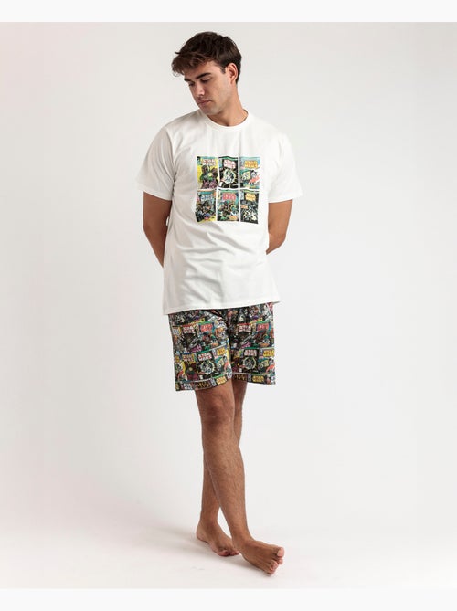 Pyjama à manches courtes pour homme STAR WARS, motif BD ancien - Kiabi