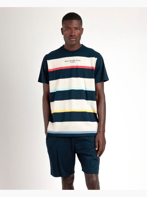 Pyjama à manches courtes pour hommes ADMAS Generals - Kiabi Pyjama à manches courtes pour hommes ADMAS Generals - Kiabi