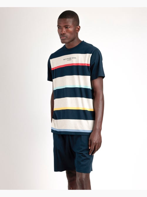 Pyjama à manches courtes pour hommes ADMAS Generals - Kiabi Pyjama à manches courtes pour hommes ADMAS Generals - Kiabi