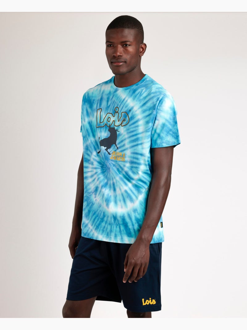 Pyjama à manches courtes pour hommes LOIS Generals Bleu - Kiabi