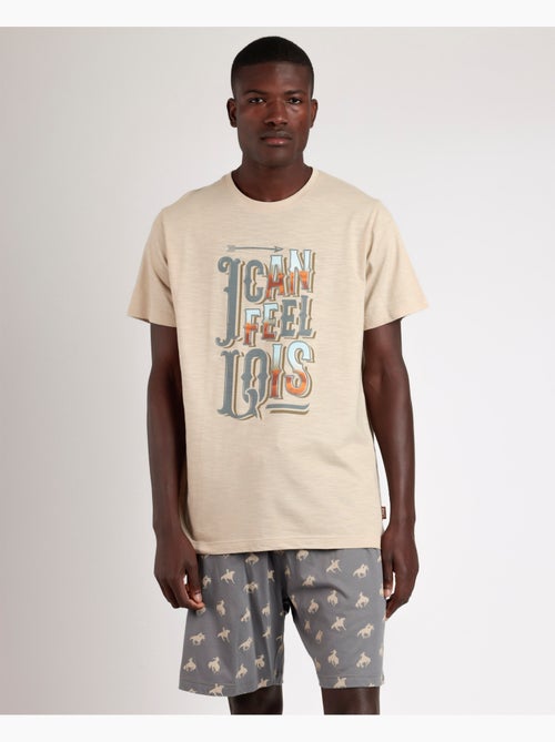 Pyjama à manches courtes pour hommes LOIS Generals - Kiabi Pyjama à manches courtes pour hommes LOIS Generals - Kiabi
