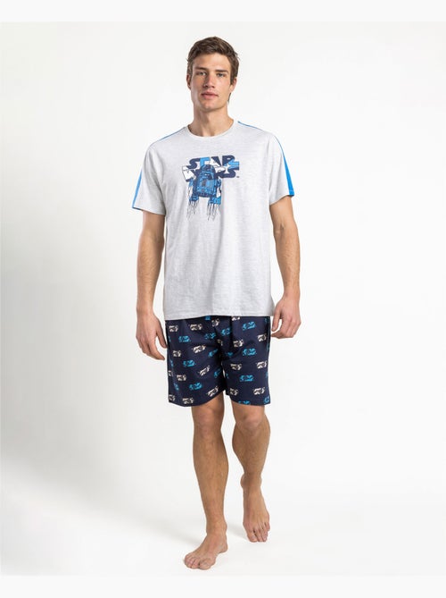 Pyjama à manches courtes R2-D2 pour homme STAR WARS - Kiabi Pyjama à manches courtes R2-D2 pour homme STAR WARS - Kiabi
