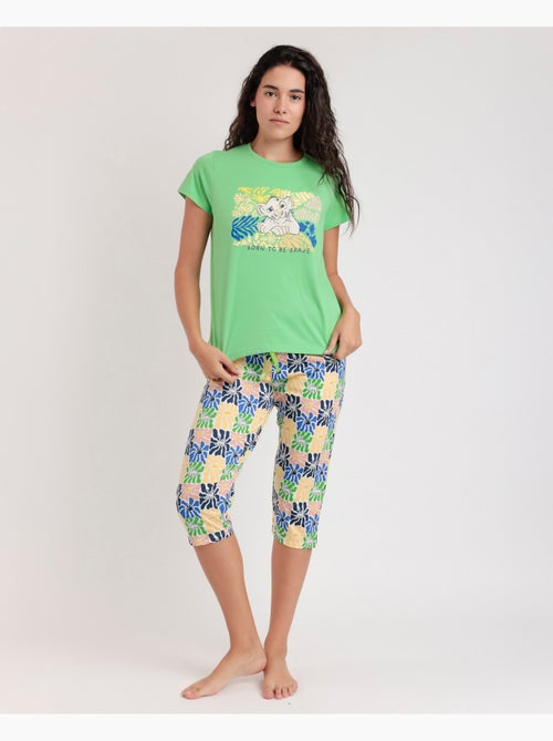 Pyjama à manches courtes Simba pour femme DISNEY - Kiabi Pyjama à manches courtes Simba pour femme DISNEY - Kiabi