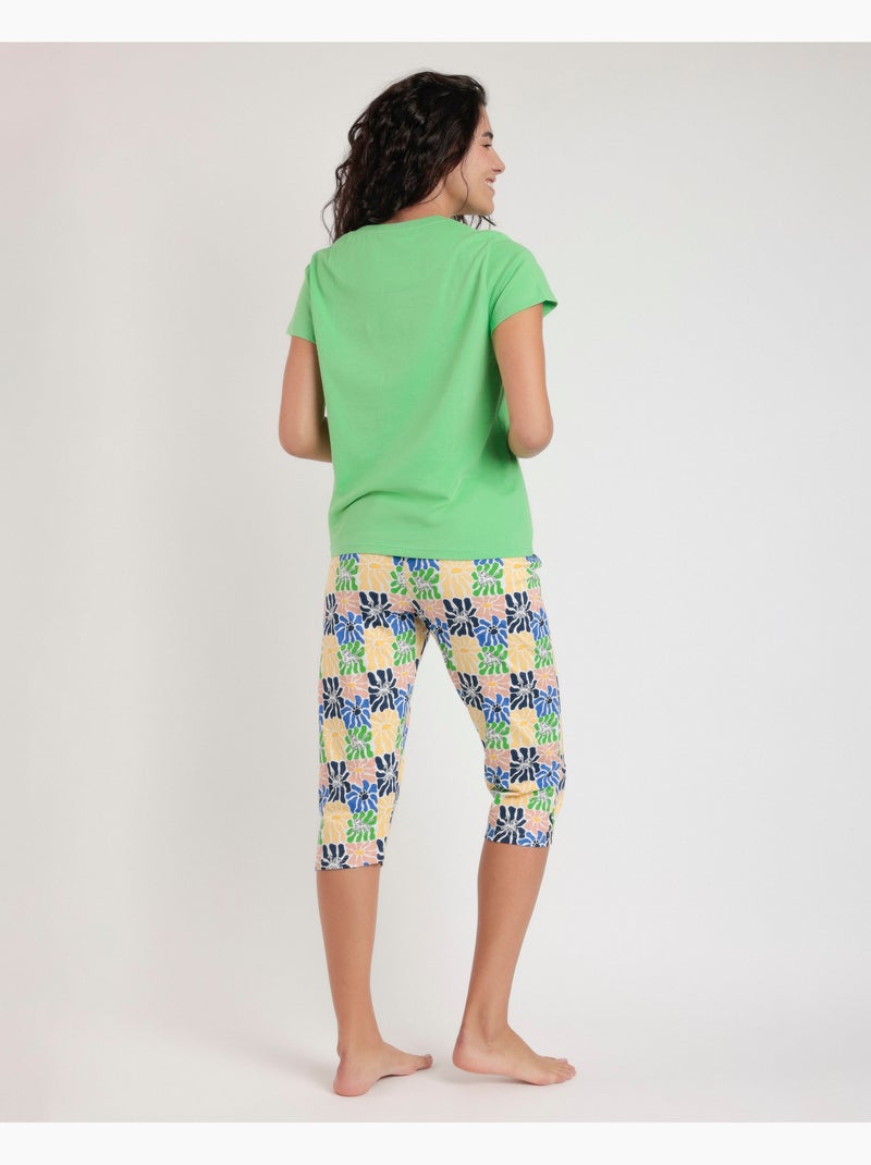 Pyjama à manches courtes Simba pour femme DISNEY Vert - Kiabi